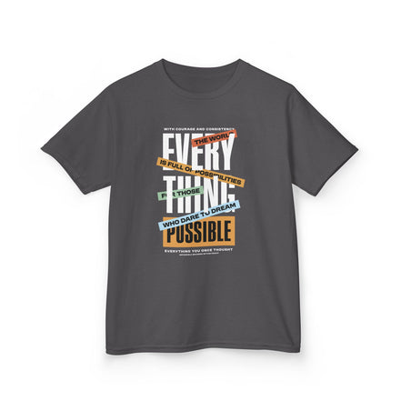 Boy's Tee — "Everything Is Possible" Inspirational Graphic Tee