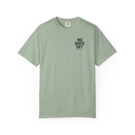 Men's No Days Off T-Shirt — "Outwork Your Limits" Motivational Gym Tee