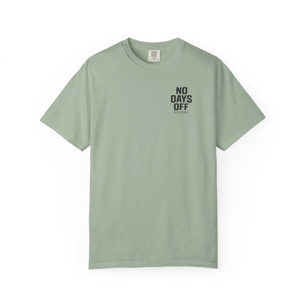 Men's No Days Off T-Shirt — "Outwork Your Limits" Motivational Gym Tee