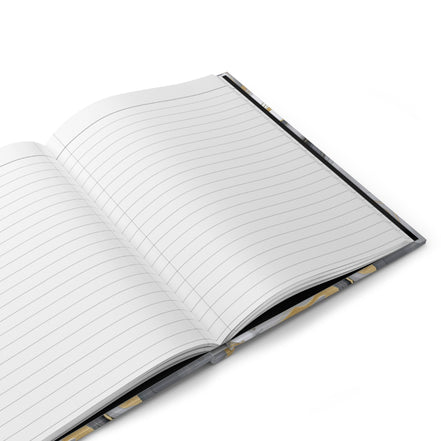 Hardcover Journal — "Forget the Mistakes, Remember the Lesson" Marble Motivational Notebook