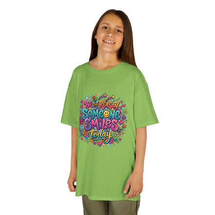 Be the Reason Someone Smiles Today - Kids Heavy Cotton™ Tee