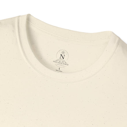 "Let your past be your compass, but never your anchor" Men's Inspirational Classic T-Shirt — Minimal Everyday Tee