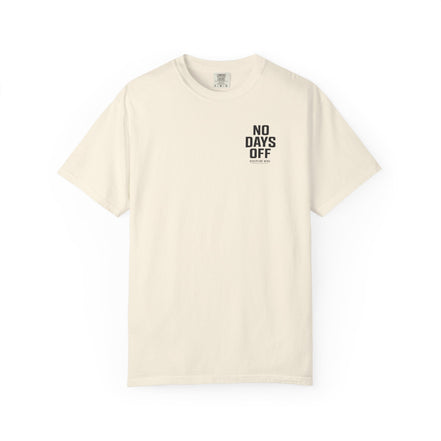 Men's No Days Off T-Shirt — "Outwork Your Limits" Motivational Gym Tee