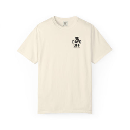 Men's No Days Off T-Shirt — "Outwork Your Limits" Motivational Gym Tee