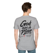 Men's God Has a Plan T-Shirt — Christian Faith Inspirational Tee