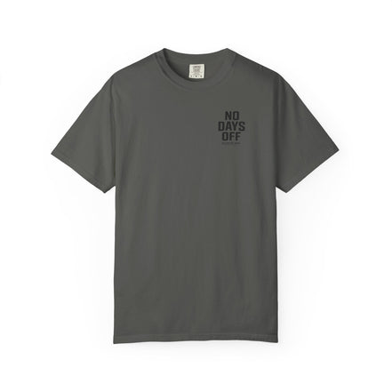 Men's No Days Off T-Shirt — "Outwork Your Limits" Motivational Gym Tee