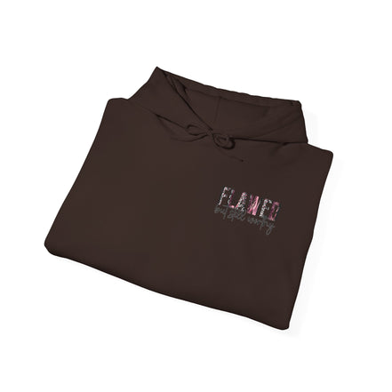 Flawed But Still Worthy Hoodie — Inspirational Women's Graphic Hoodie