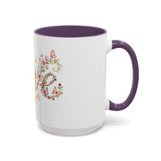 Floral Love Accent Coffee Mug — Butterfly Garden 11/15oz