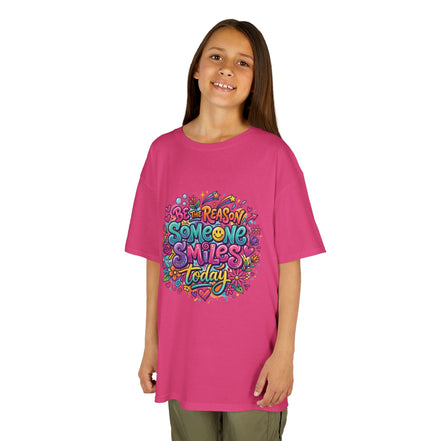 Be the Reason Someone Smiles Today - Kids Heavy Cotton™ Tee