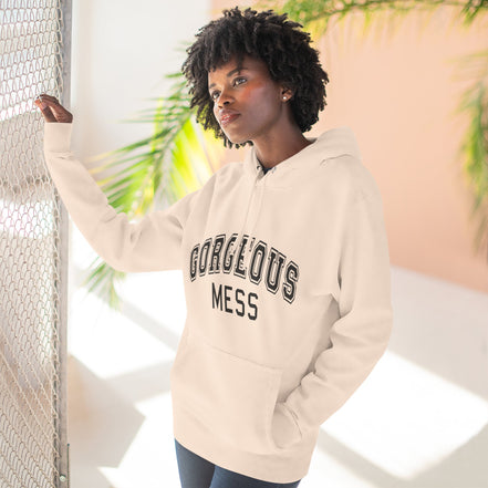 Gorgeous Mess Hoodie — Casual Cozy Graphic Pullover