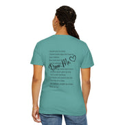 Encouraging Note T-Shirt — 'Never Give Up' Inspirational Tee
