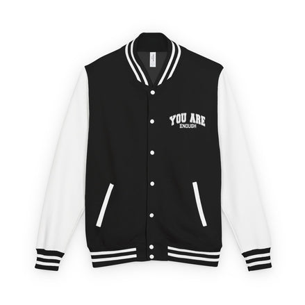 Letterman Jacket — "You Are Enough" Inspirational Varsity Jacket