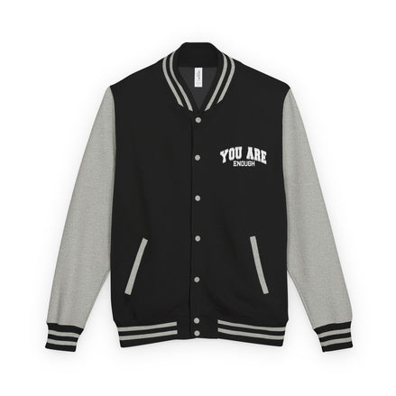 Letterman Jacket — "You Are Enough" Inspirational Varsity Jacket