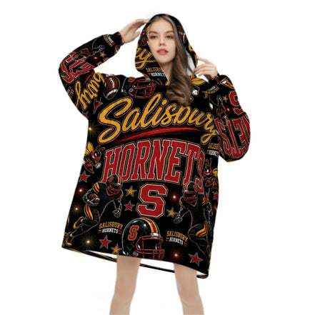 Football Inspired - Salisbury Hornets - Adult Blanket Hoodie