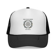 Find Your North Trucker Cap — Compass Graphic Mesh Baseball Hat