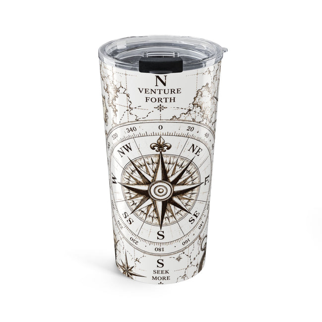 20oz tumbler - "Venture Forth / Seek More" Adventure Insulated Cup