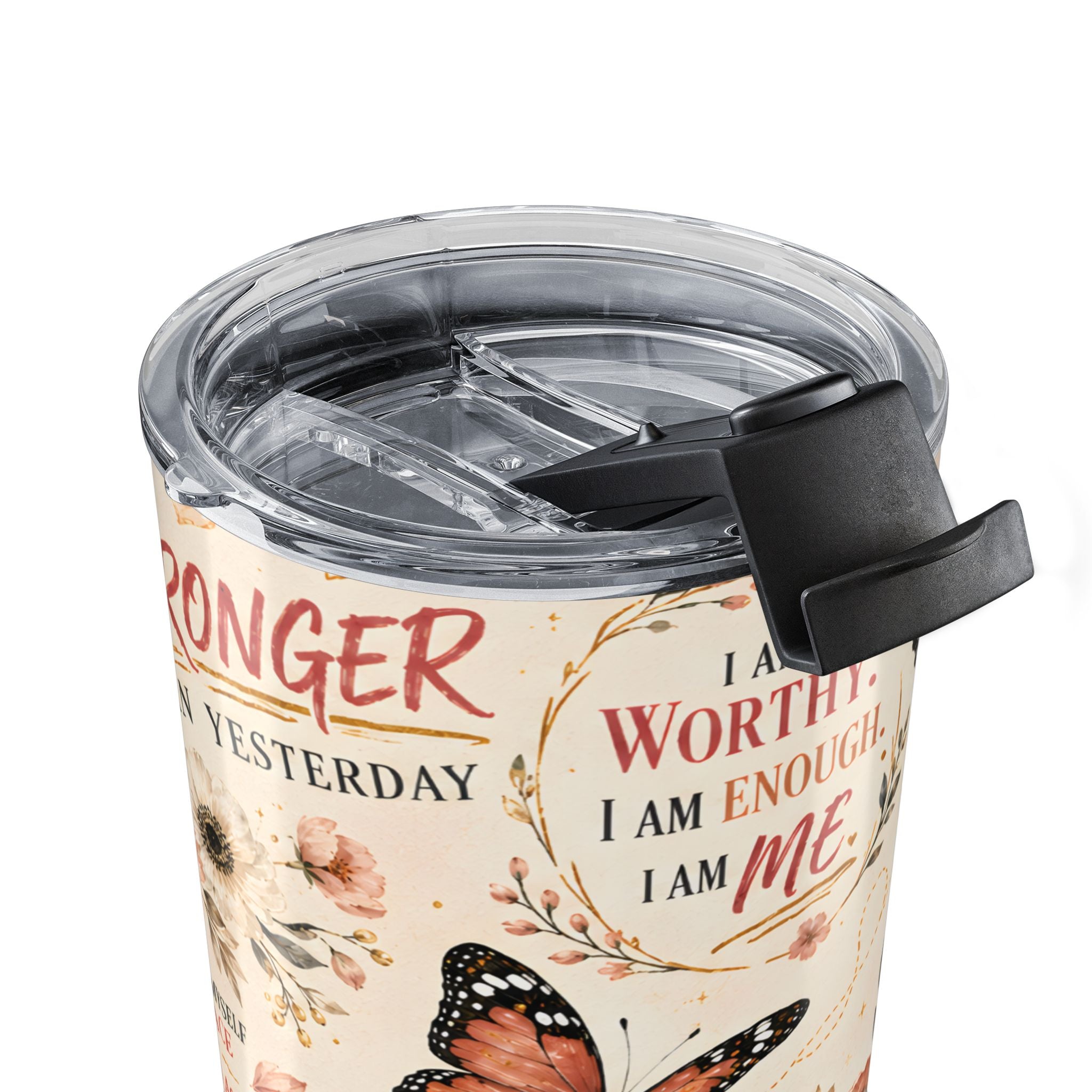 Inspirational Butterfly 20oz Tumbler — 