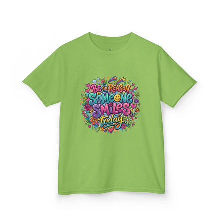 Be the Reason Someone Smiles Today - Kids Heavy Cotton™ Tee