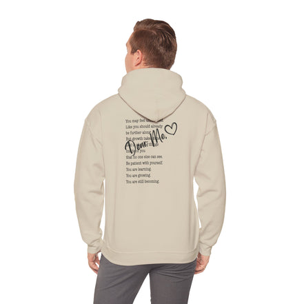 Inspirational Back-Poem Hoodie — "You Are Becoming" Inspirational Quote Sweatshirt