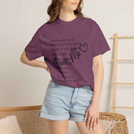 Remember Me Heart Tee — Inspirational Scripture Message T-Shirt