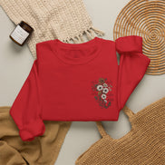 Religious Floral Cross - Inspirational Heavy Blend™ Crewneck Sweatshirt
