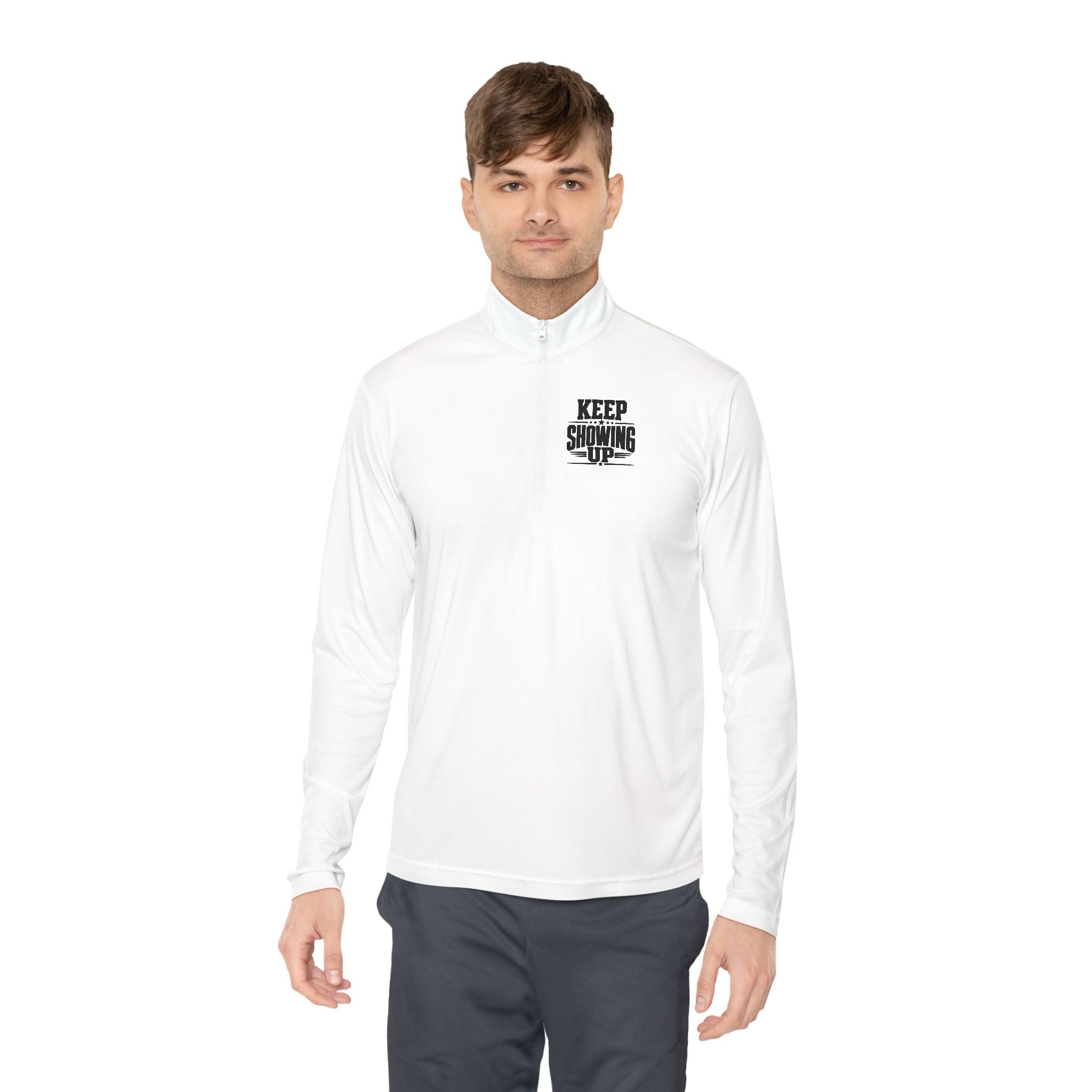 Keep Showing Up Quarter-Zip Pullover