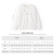 Religious Floral Cross - Inspirational Heavy Blend™ Crewneck Sweatshirt