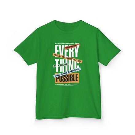Boy's Tee — "Everything Is Possible" Inspirational Graphic Tee