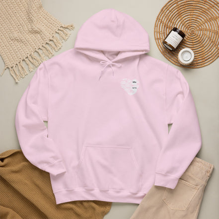 Hoodie - "Tomorrow Needs You" Sunrise Graphic Hoodie with Heart Motif
