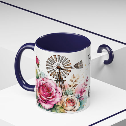 Coffee Mug - "Every New Day Is A Fresh Beginning" Floral Inspirational Coffee Mug