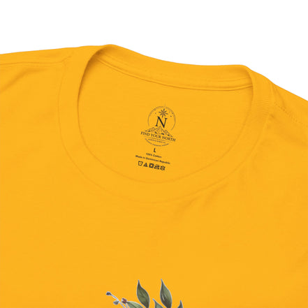 Women's Inspirational Tee — "Trust the Timing of Your Life" Floral Graphic