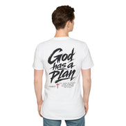 Men's God Has a Plan T-Shirt — Christian Faith Inspirational Tee