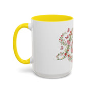 Floral Love Accent Coffee Mug — Butterfly Garden 11/15oz