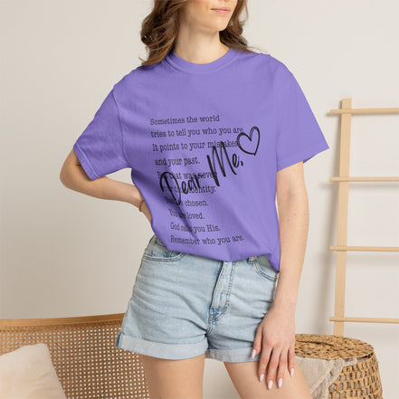 Remember Me Heart Tee — Inspirational Scripture Message T-Shirt