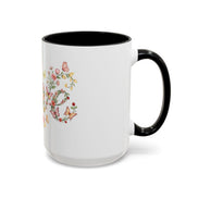 Floral Love Accent Coffee Mug — Butterfly Garden 11/15oz
