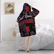Cheer Inspired - East Rowan Mustangs - Adult Blanket Hoodie